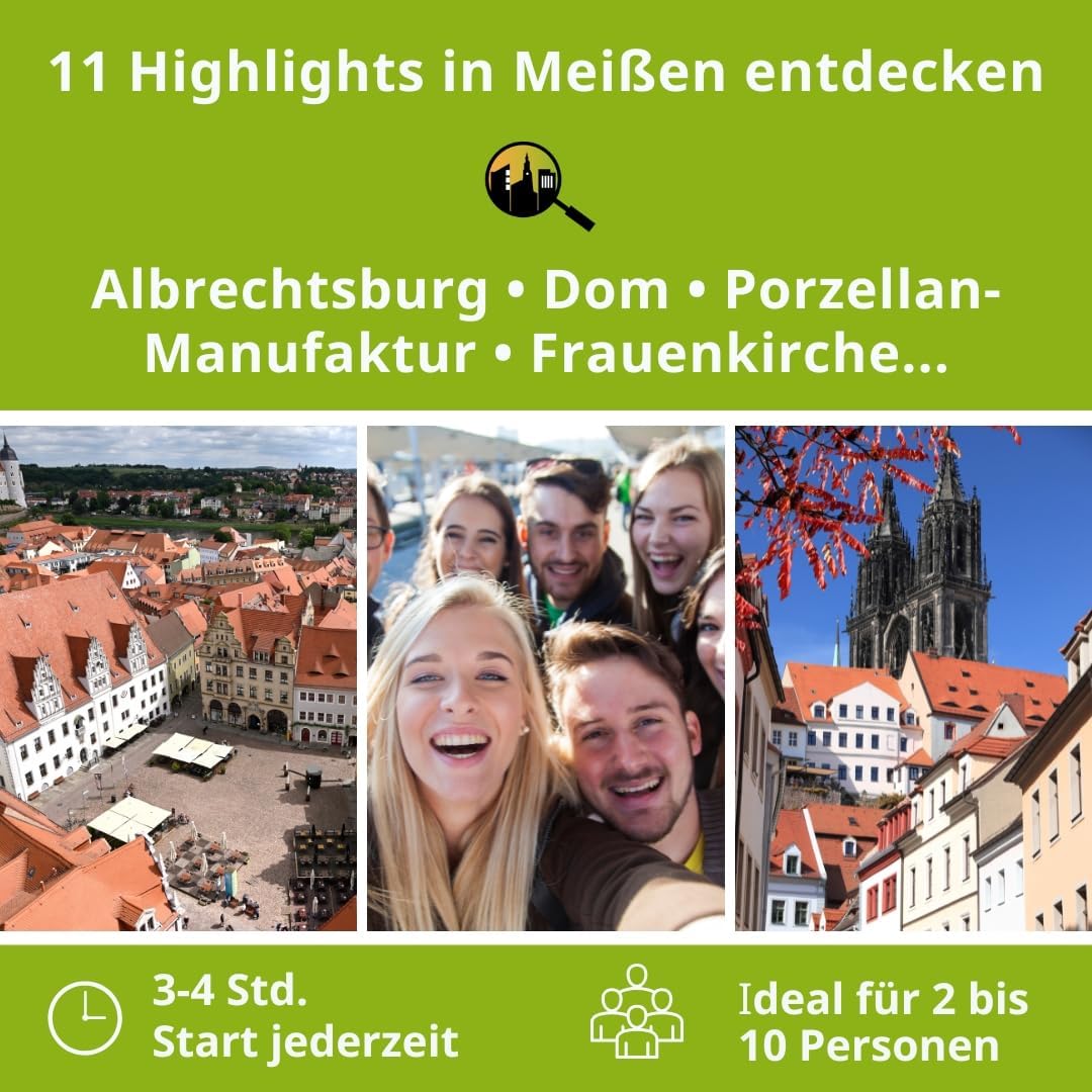 Schnitzeljagd Meissen: Stadtspiel Meissen als Schnitzeljagd für Familien, Klassenfahrten oder Teamev