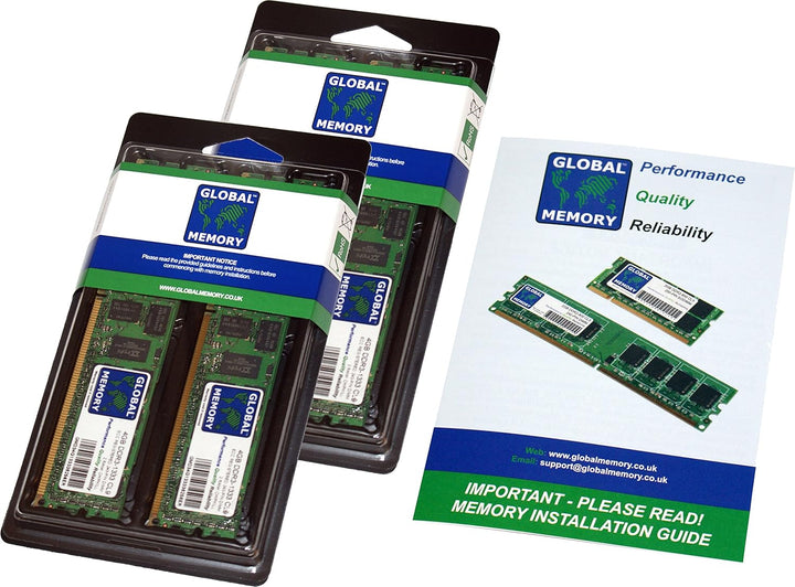 GLOBAL MEMORY 64GB (4 x 16GB) DDR3 1866MHz PC3-14900 240-PIN ECC Registered DIMM (RDIMM) ARBEITSSPEI