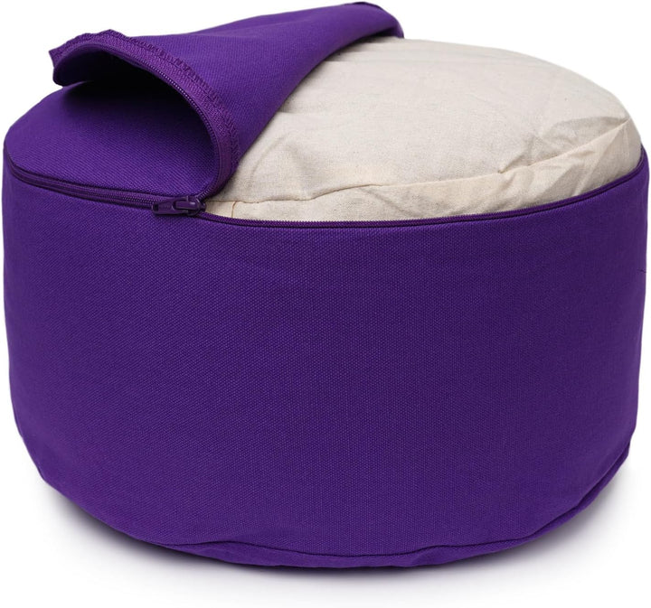 Yogabox Meditationskissen Glückssitz Chakra, lila, Lila