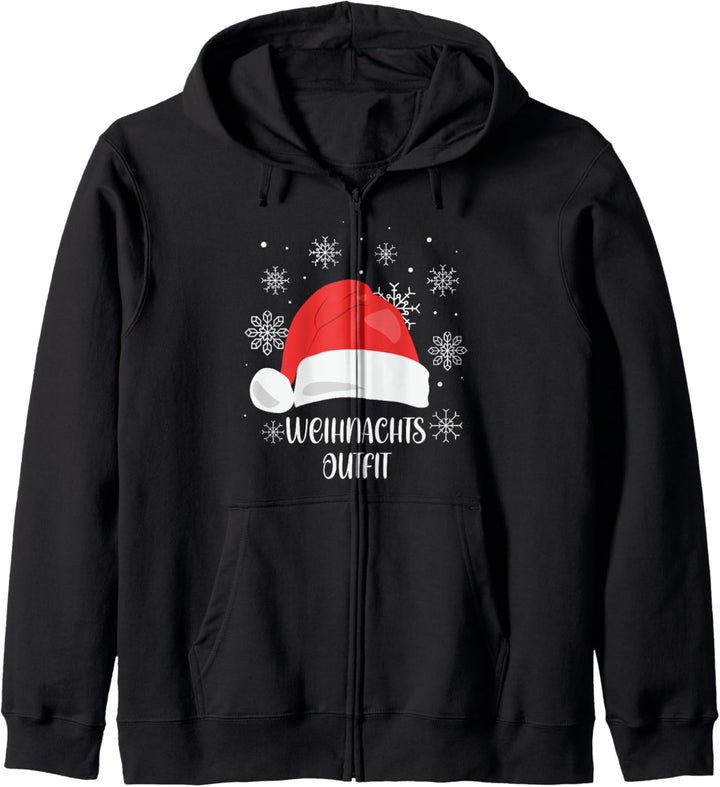 Weihnachtsoutfit Christmas Xmas Weihnachten Weihnachts Kapuzenjacke
