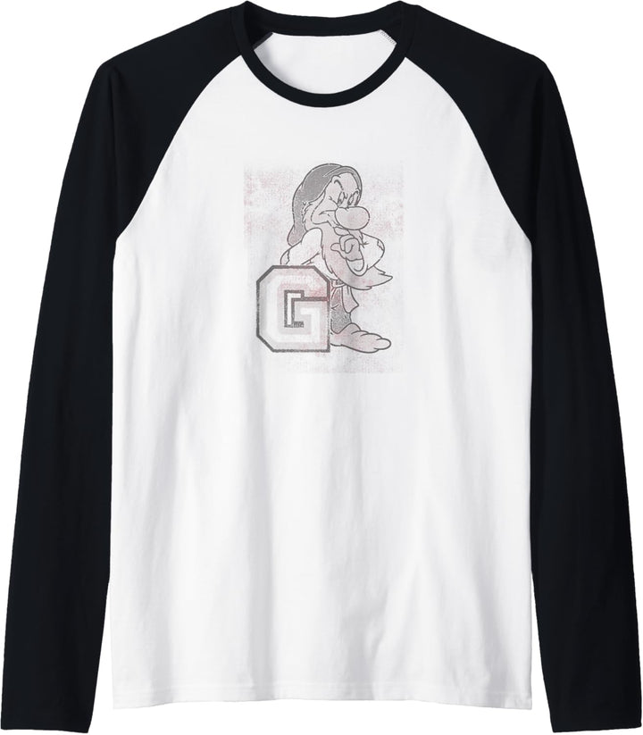 Disney Snow White And Seven Dwarfs Grumpy Raglan