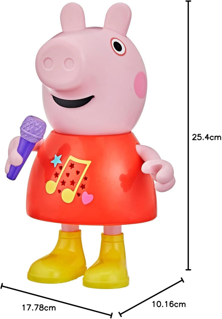 Peppa Pig Plauder- & Singspass Peppa Puppe, Pink, 20 cm Talk and Sing, Talk and Sing
