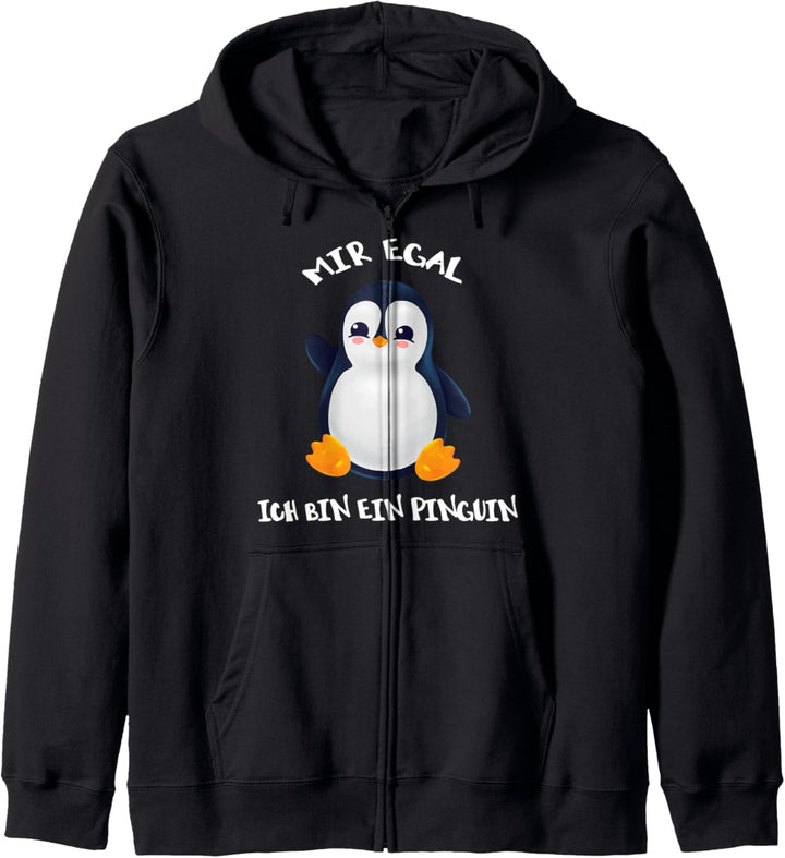 Mir Egal Ich Bin Ein Pinguin Kapuzenjacke
