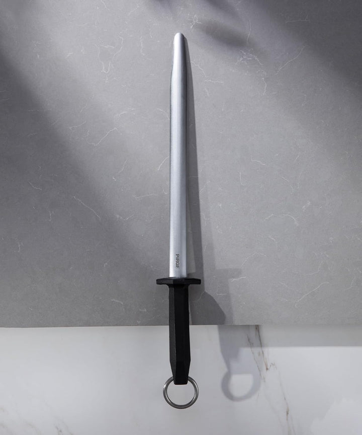Pirge Gastro Profi Messerset mit Tasche 6 Stück - Griff mit Farbeinsatz - Profi Kochmesser Set - Ede