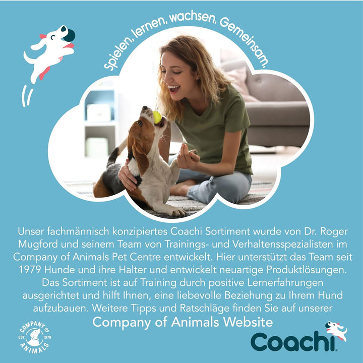 Coachi Train & Treat Bag, Beutel, geräumiges Leckerli-Fach, Reissverschlussfach, Kordelverschluss, s