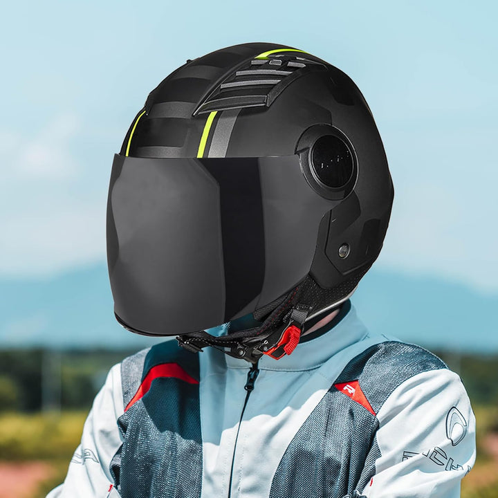 Helm Visier für LS2 of562,Motorrad Wind Schild Helm Objektiv Visier,Motorradhelm Visier,Integralhelm