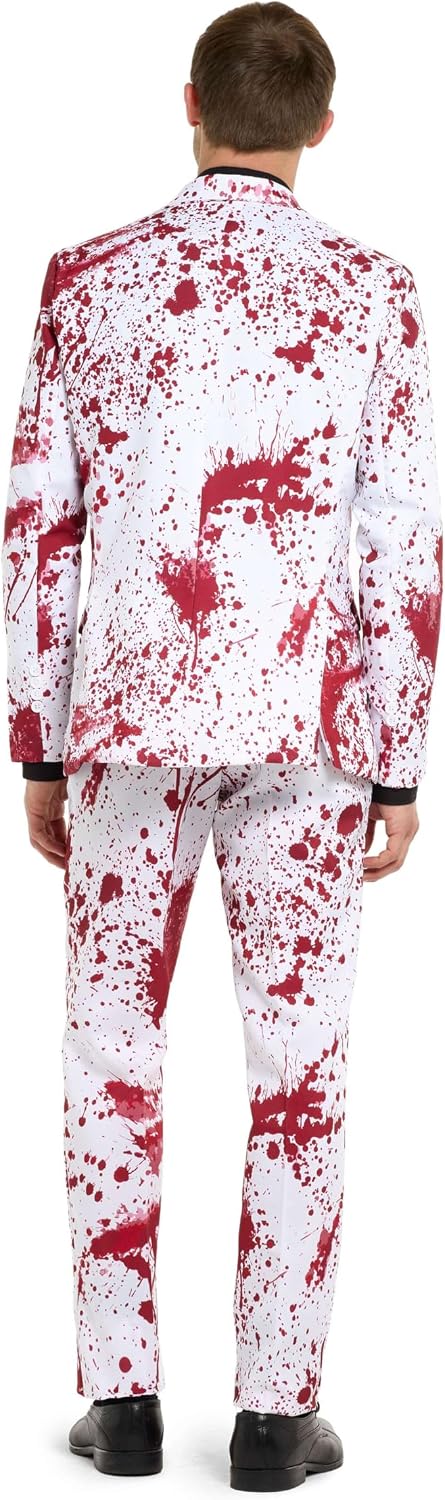 Suitmeister Herren-Halloween-Kostüm – Party-Kostüm-Anzug – schmale Passform – inklusive Blazer, Hose