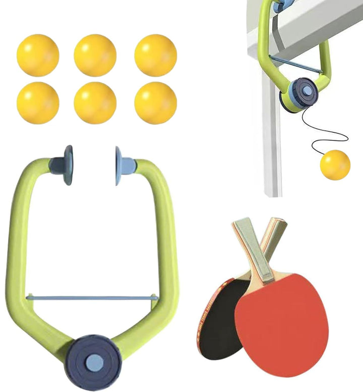 Tür-Pingpong-Spiel Set – Verstellbarer Türrahmen-Tischtennistrainer, Tragbares Indoor-Hänge-Tischten
