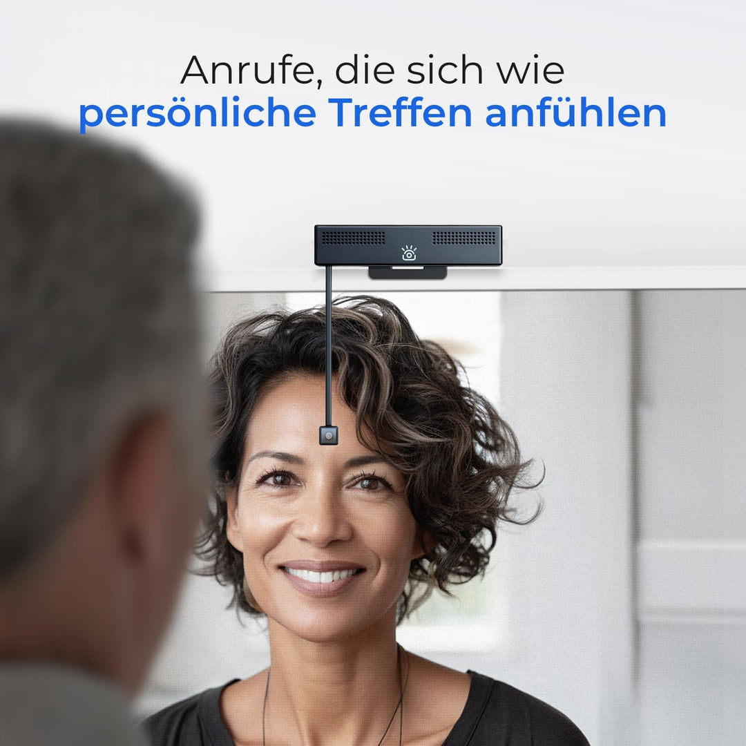 Pro 4K HD Webcam mit Mikrofon und Sichtschutzklappe,Augenkontakt-Webcam,Plug&Play mit automatischer