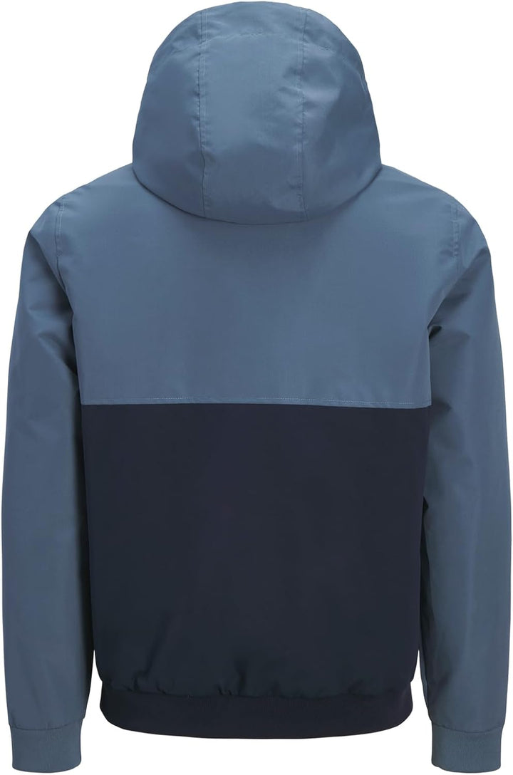 JACK & JONES Herren Jjerush Hood Bomber Noos Pls Bomberjacke XS Blue Mirage, XS Blue Mirage