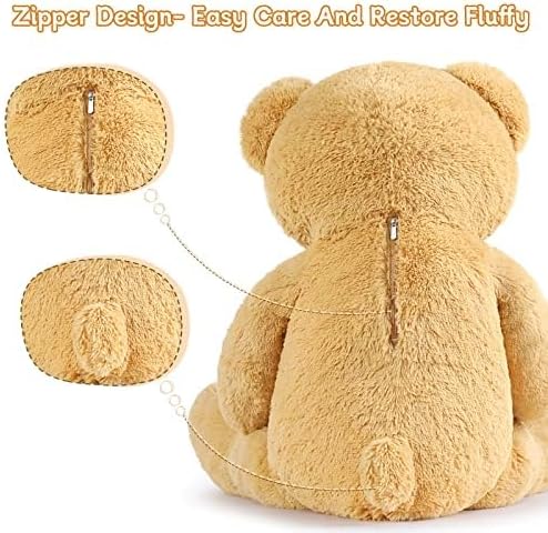 MorisMos 150cm riesen Teddy XXXL, weich gross teddybär XXL,süss kuschelbär plüschbär als Geschenk fü