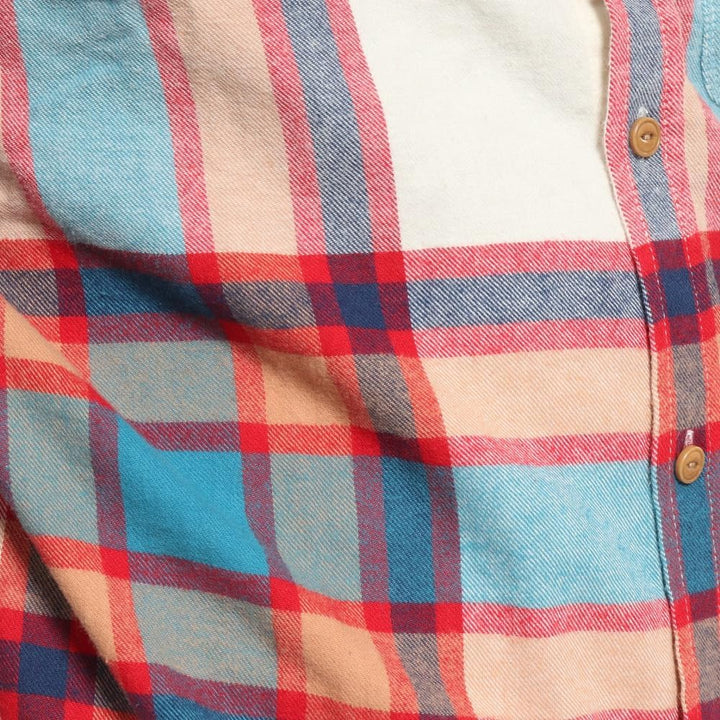 Hurley Herren Portland Flanell-langärmärmel Hemd mit Button-Down-Kragen M Cyber Teal, M Cyber Teal