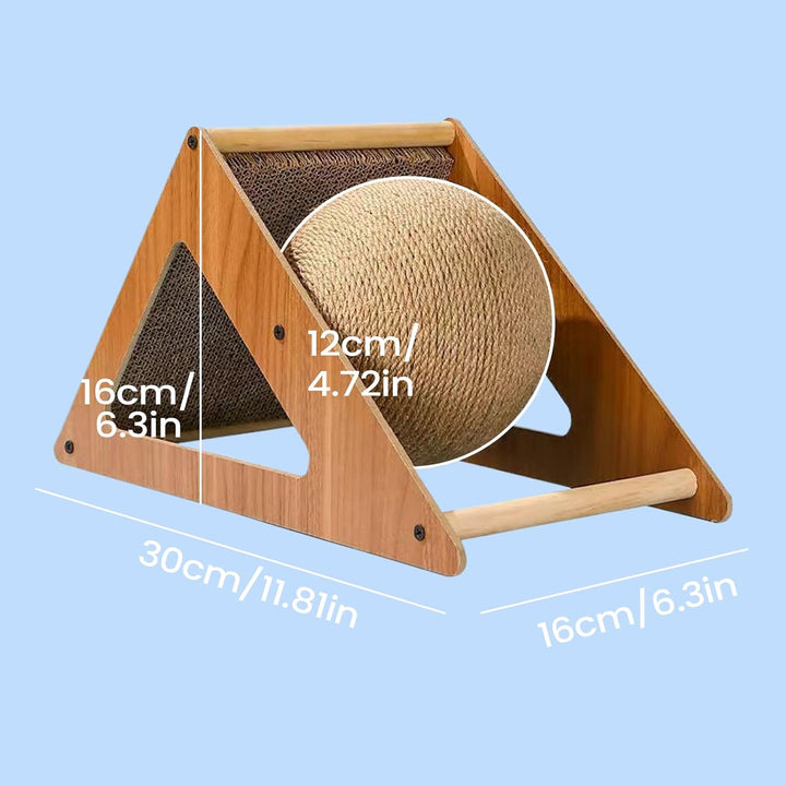 Kratzball für Katzen – Spielzeug für Kätzchen | Kratzball für Katze | Kratzball für Übung und Spiel