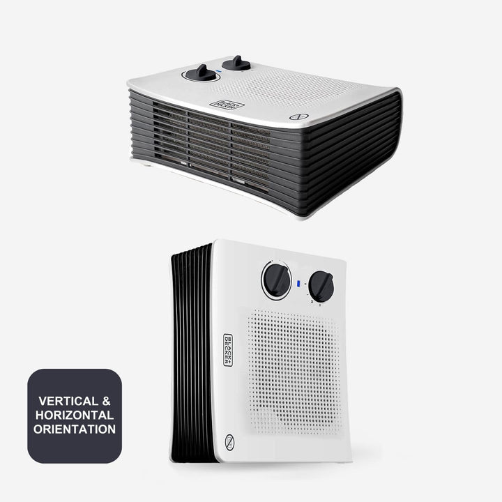 BLACK+DECKER Heizlüfter | BXSH2001E | 2000W | 2 Wärmeleistungen | Belüftungsfunktion | Regulierbares