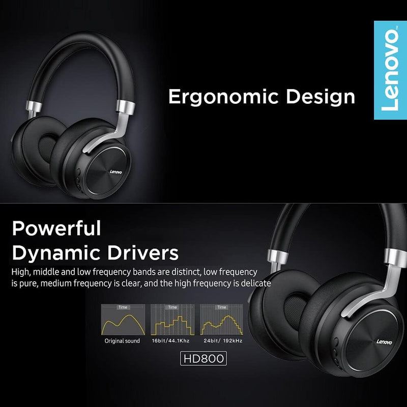 Lenovo HD800 Headphones Black