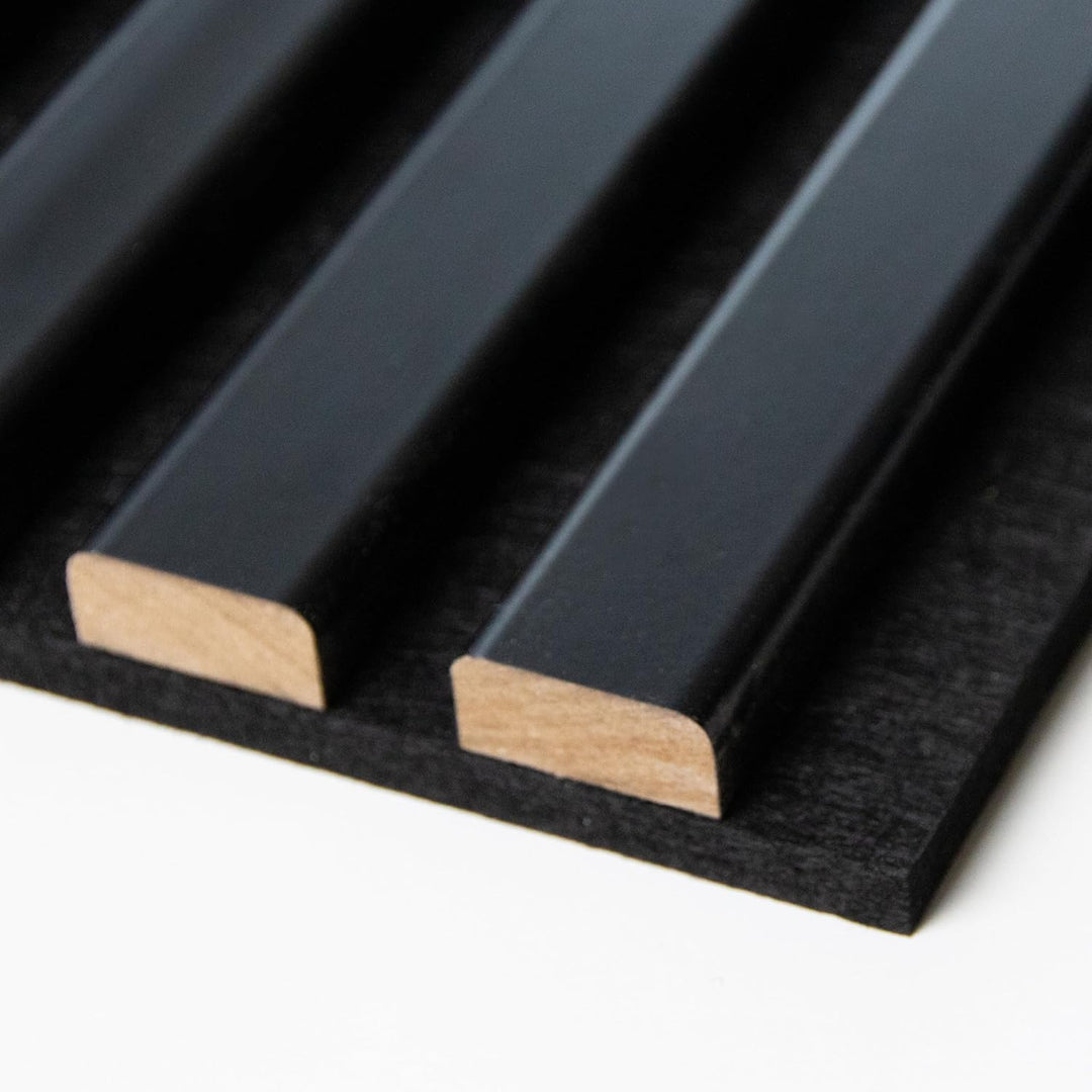 KAISER plastic® Akustikpaneele | Farbe: schwarz | Wandpaneele in verschiedenen Formaten | Deko Wohnz