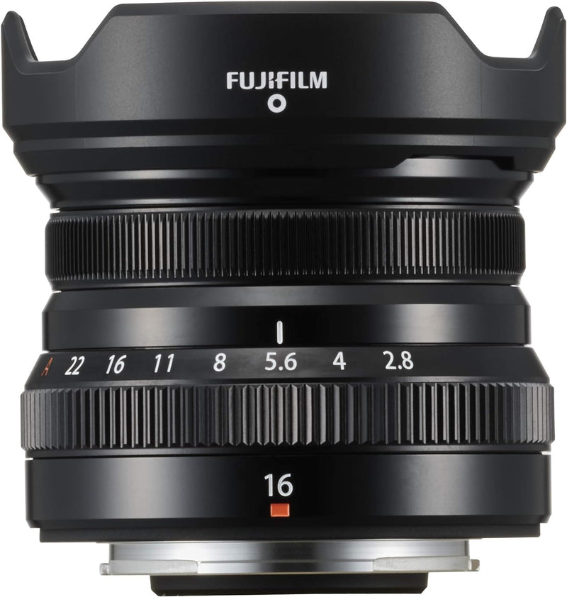 Fujifilm Fujinon XF16mmF2.8 R WR Schwarz Schwarz Single, Schwarz Single