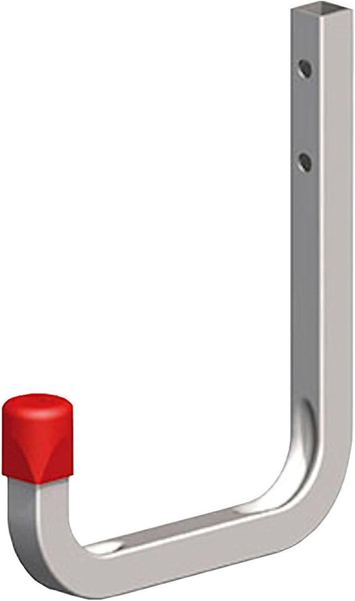 9 x SECOTEC® Universalhaken verzinkt 80 x 120 mm Belastbarkeit 45 kg Garagenhaken Werstatthaken 9 It