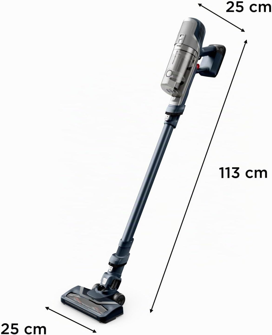 Rowenta X-Pert 6.60 Akkustaubsauger, 100 W Leistung, 45 Min Laufzeit, kabellos & beutellos, LED-Bürs