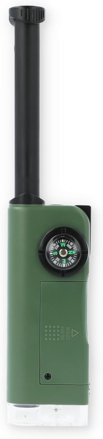 Carson X-Scope Multitool und Taschenmikroskop für Kinder (CP-11), Schwarz, X-Scope
