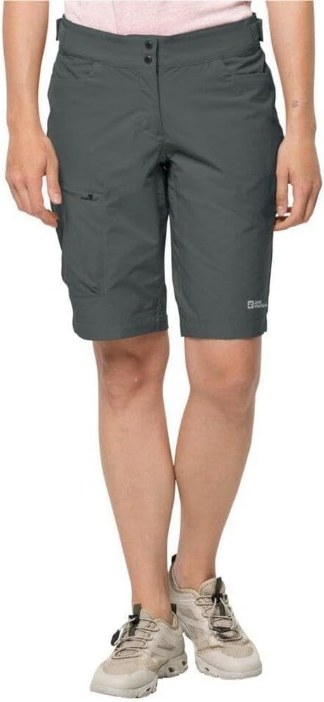 Jack Wolfskin Damen Tourer Shorts 38 Slate Green, 38 Slate Green