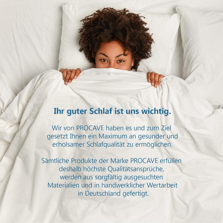 PROCAVE TopCool 4 Jahreszeiten Qualitäts-Bettdecke mit Druckknöpfen für Winter und Sommer | Soft-Kom