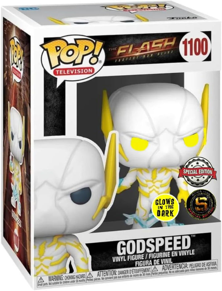 Funko POP! TV-Serie The Flash #1100 - Godspeed [GITD] Exclusive