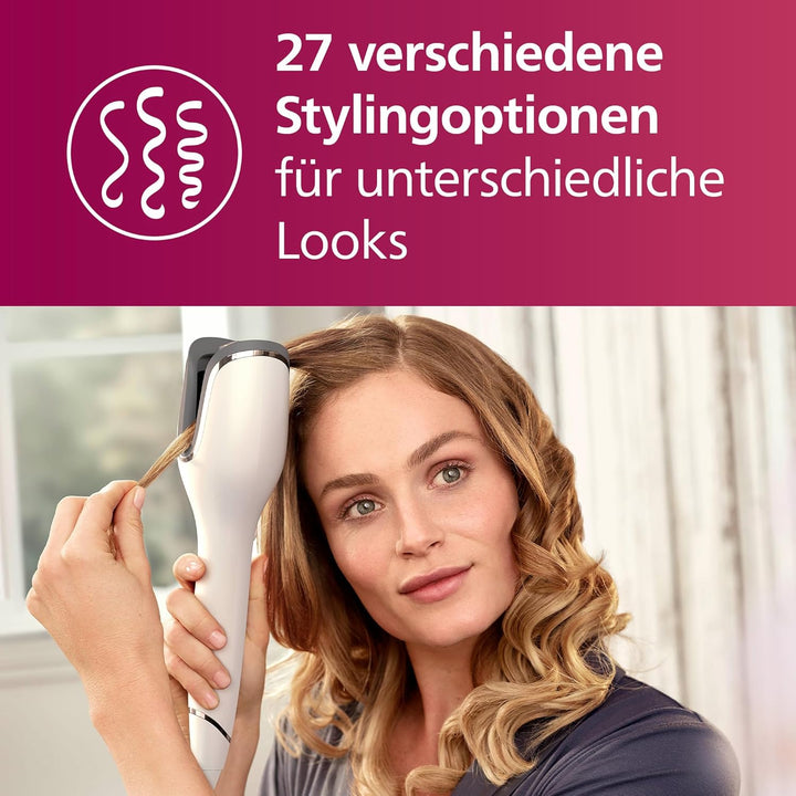 Philips StyleCare Prestige Automatischer Lockenstab mit Temperaturkontrolle und Ionisierungsfunktion
