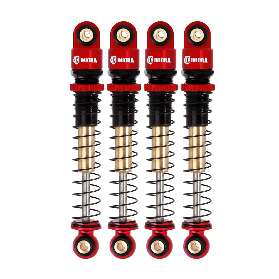 INJORA RC Stossdämpfer 43 mm Gewinde Tele Shocks RC Auto Dämpfer für 1/24 RC Crawler Axial SCX24 AXI