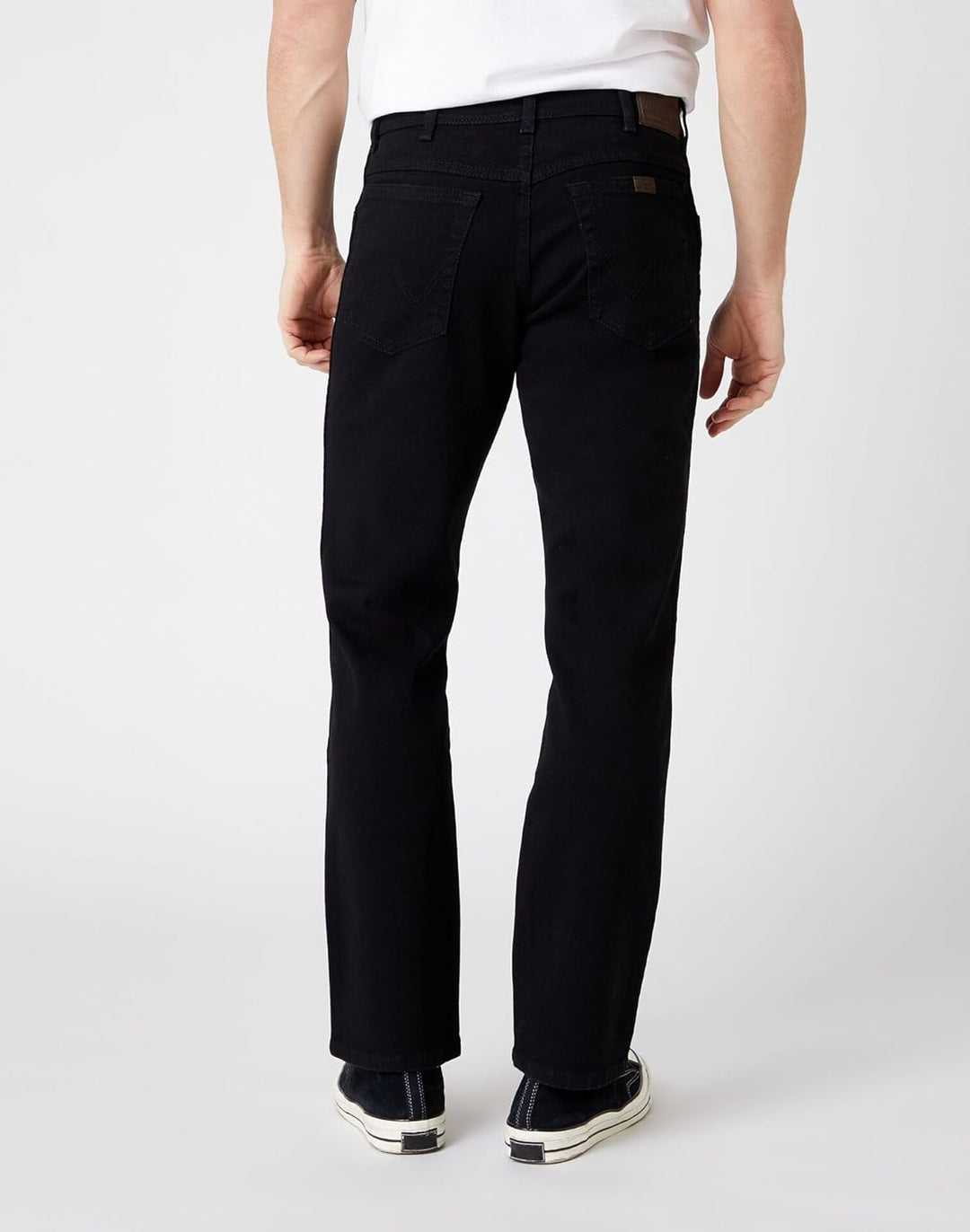 Wrangler Herren Jeans Regular - Mid Waist - Regular Fit - Schwarz W30-W44 30W / 30L Schwarz, 30W / 3