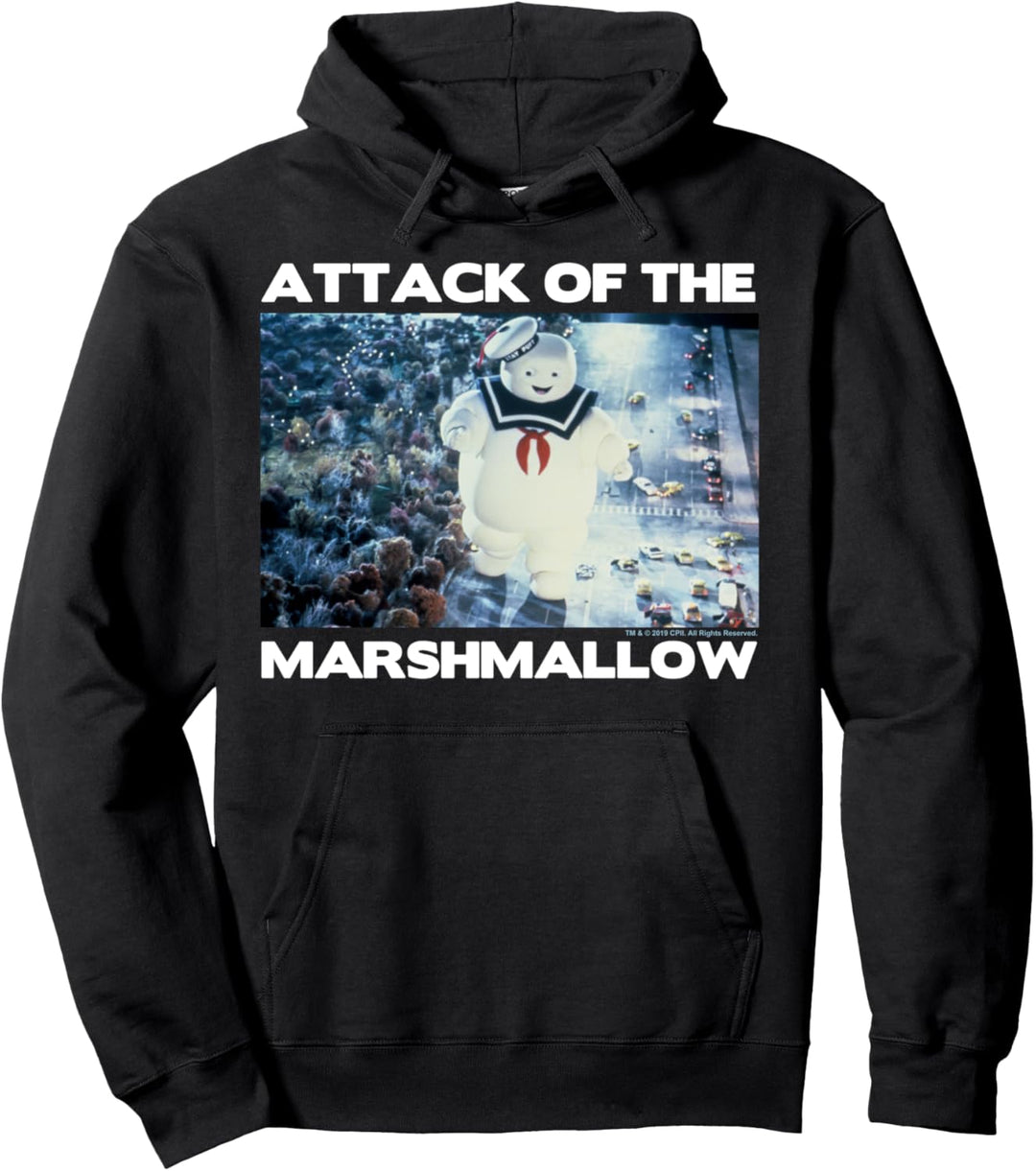 Ghostbusters Attack Of The Marshmallow Photo Pullover Hoodie