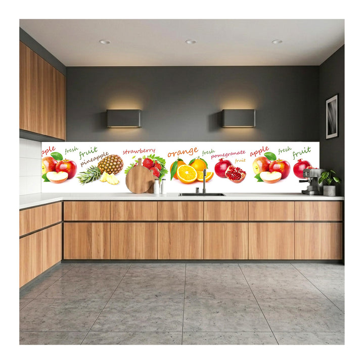 DIMEX Küchenrückwand Folie selbstklebend FRÜCHTE Mix | Klebefolie - Dekofolie - Spritzschutz für Küc