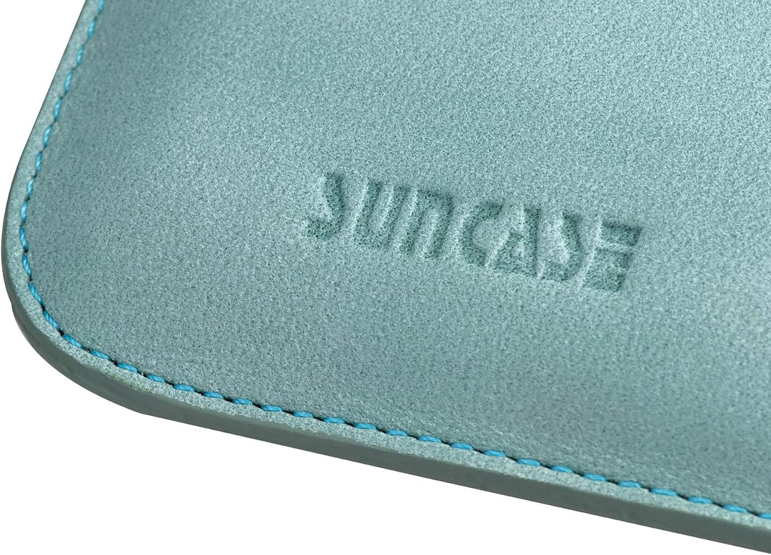 Suncase Original Leder Etui kompatibel mit iPhone 16 Pro (6,3 Zoll) Hülle Tasche Ultra Slim Ledertas