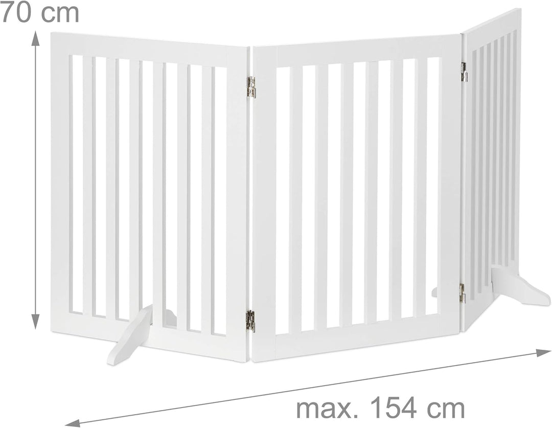Relaxdays Absperrgitter, verstellbares Schutzgitter für Hunde, Kinder Absperrgitter, Kamin & Ofen, M