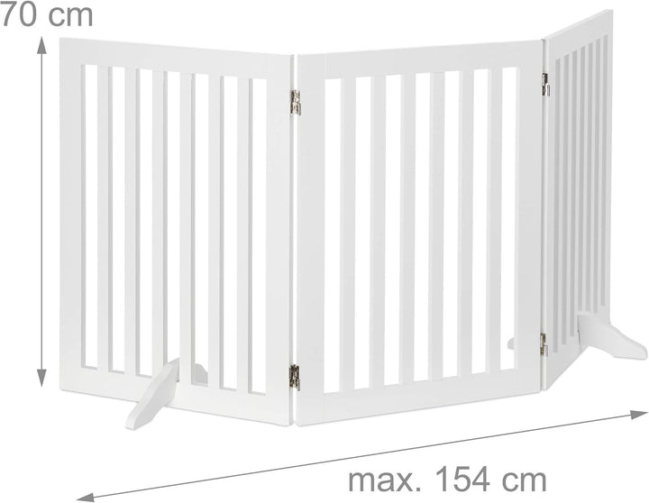 Relaxdays Absperrgitter, verstellbares Schutzgitter für Hunde, Kinder Absperrgitter, Kamin & Ofen, M