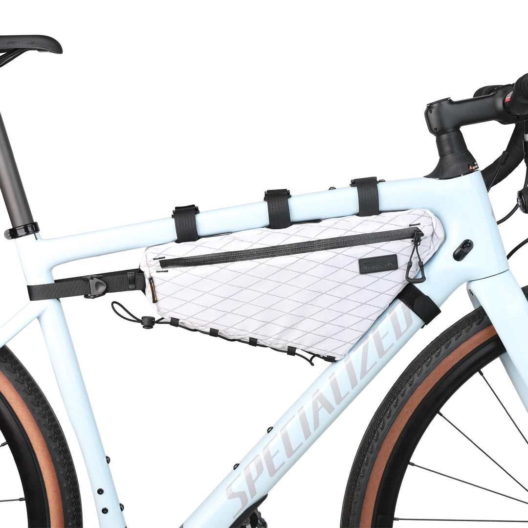 Fahrrad Rahmentasche Wasserdicht 2,9L Fahrrad Oberrohrtasche Dreieckstasch Doppelseitiger Reissversc