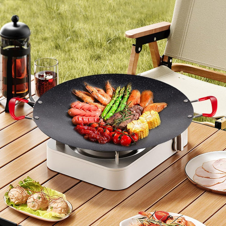 Indoor-Grillpfanne, koreanische, Campingkocher, Grill, antihaftbeschichtet | koreanischer Grill, kor