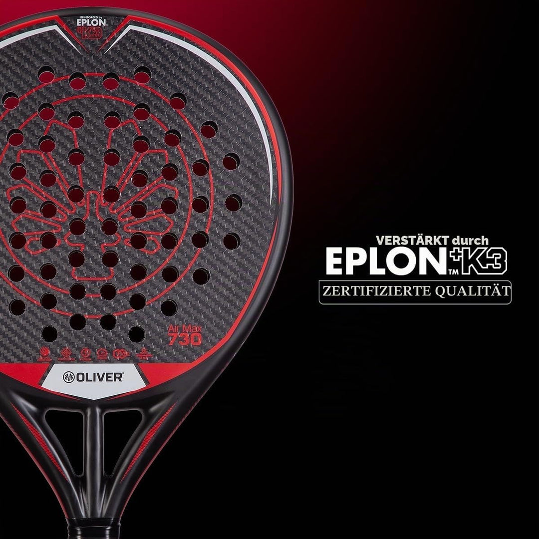 Oliver Padel Schläger Air Max 730 für fortgeschrittene Spieler - Woven Epolon-K3 - Eva Hi-Soft - Run