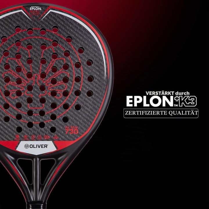 Oliver Padel Schläger Air Max 730 für fortgeschrittene Spieler - Woven Epolon-K3 - Eva Hi-Soft - Run