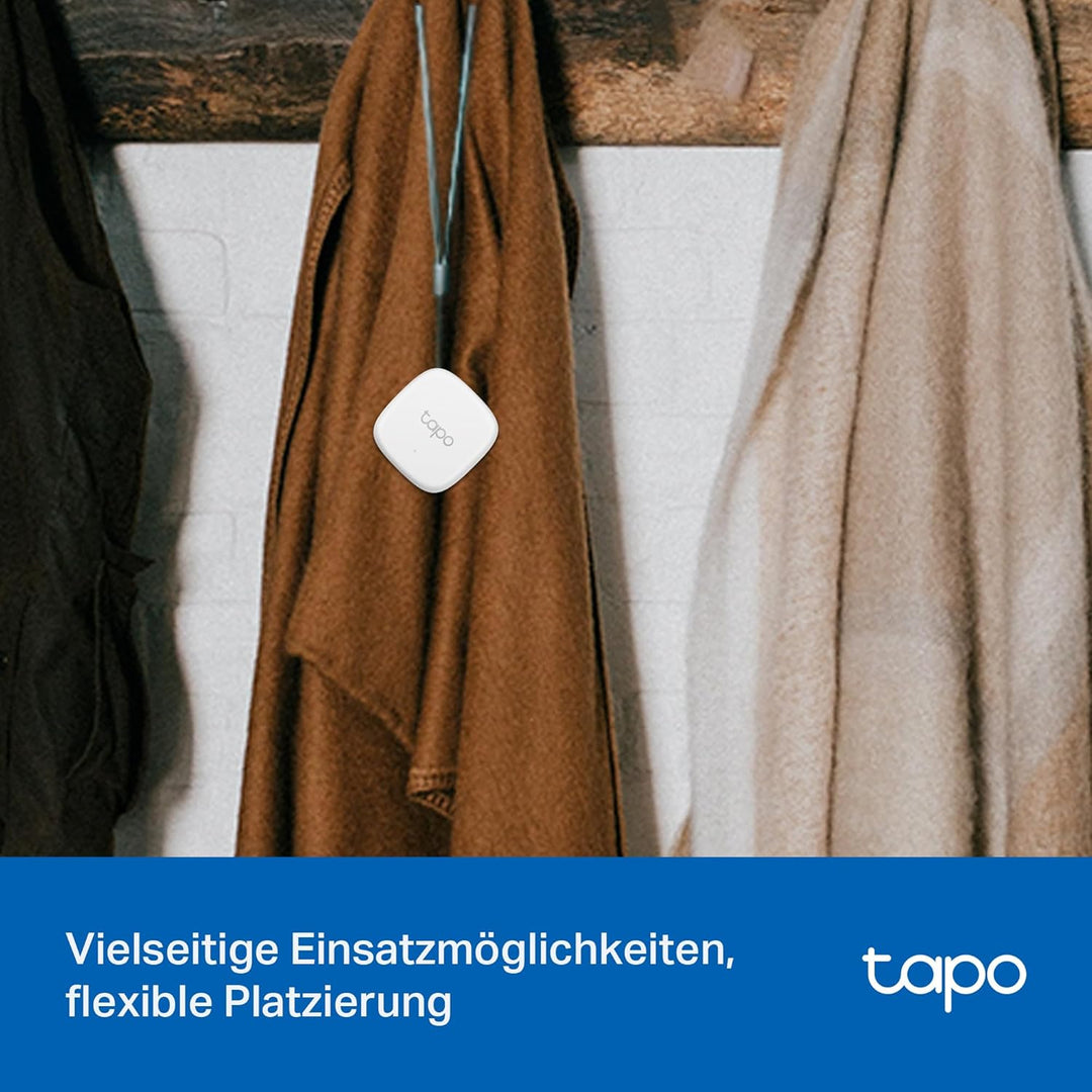 Tapo T310 Smart Temperatur & Luftfeuchtigkeitsmonitor, kostenlose Datenspeicherung,visuelle Grafiken