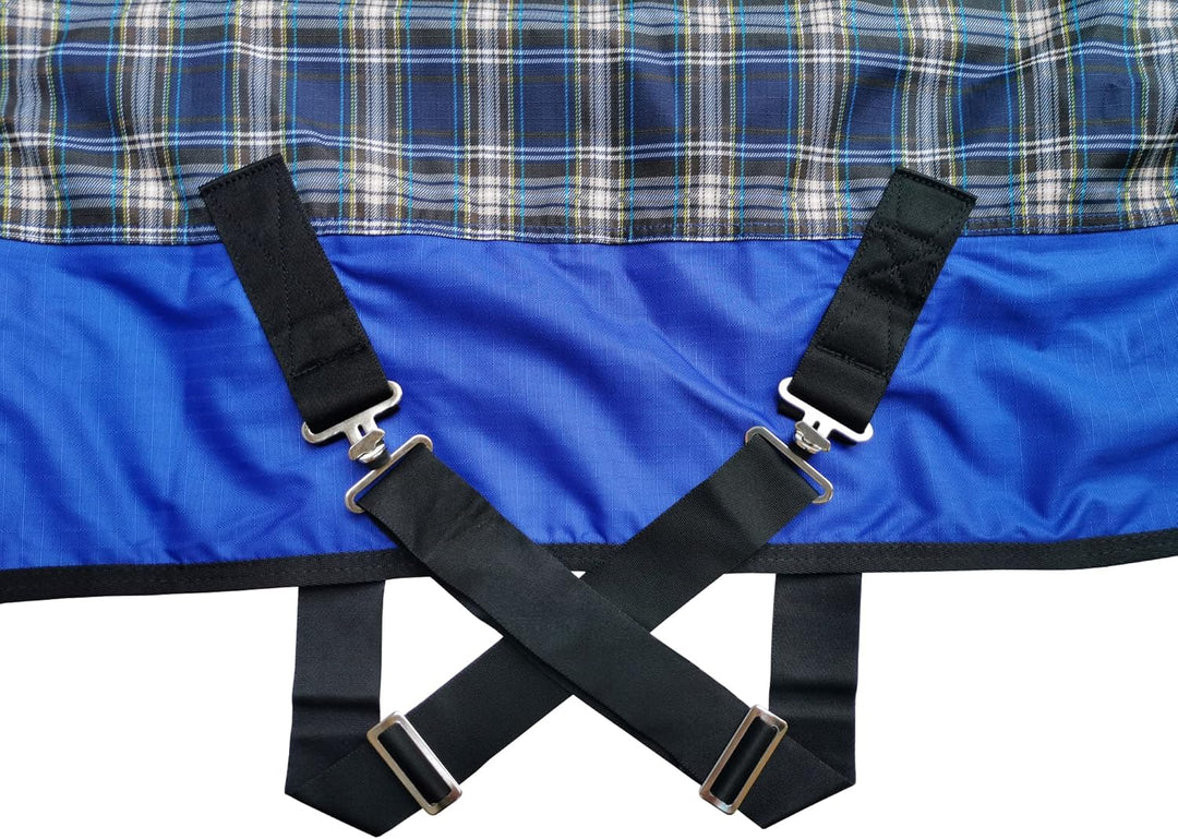 LEAFOREST 600 Denier Wasserdichter Shetland Teppich Pony Teppich Fohlen Teppich Keine Füllung Blau 9