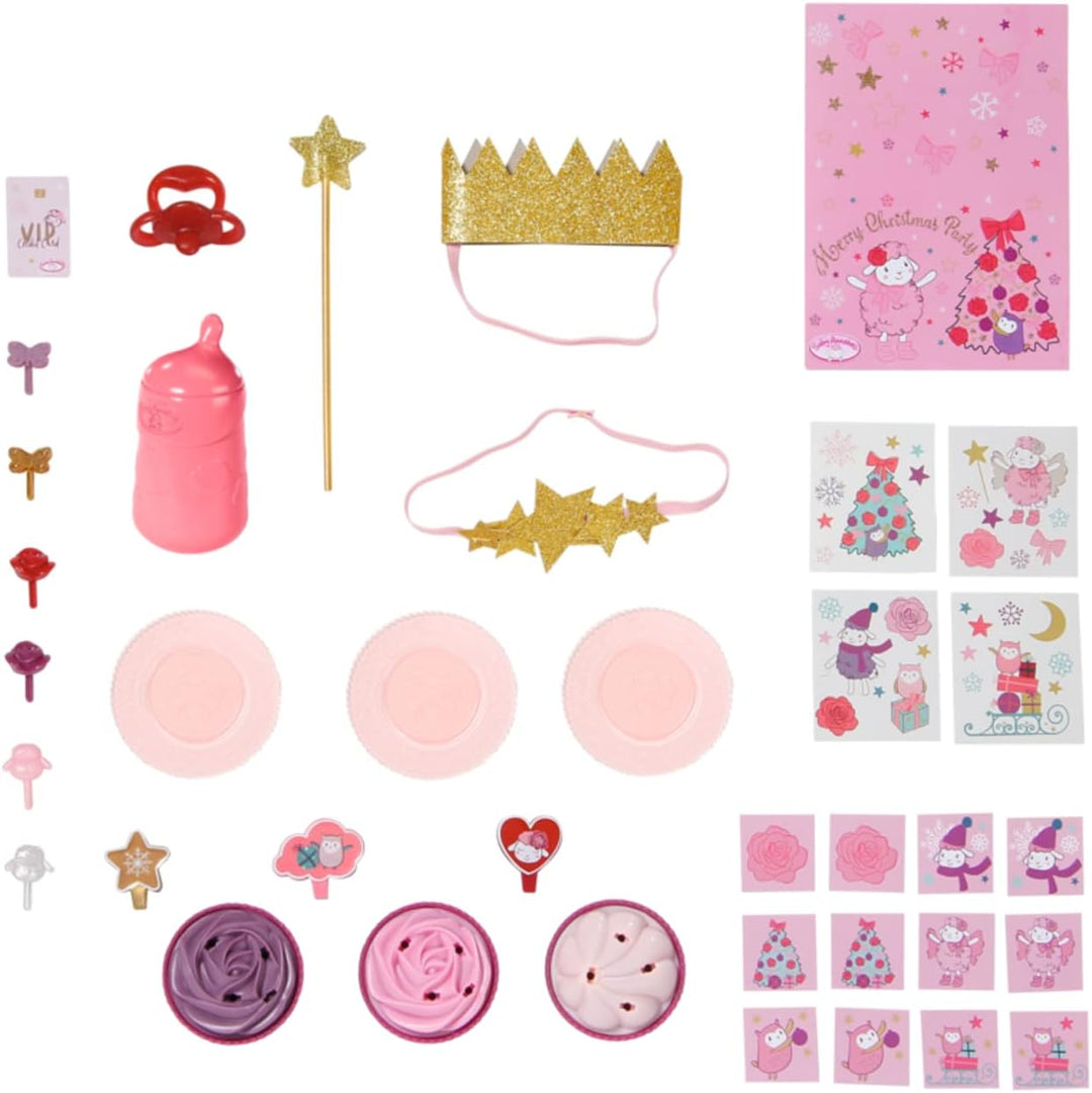 Baby Annabell Zapf Creation 709634 Adventskalender-Puppenadventskalender mit 24 Überaschungen besteh