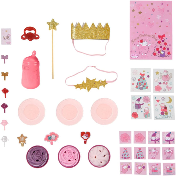 Baby Annabell Zapf Creation 709634 Adventskalender-Puppenadventskalender mit 24 Überaschungen besteh