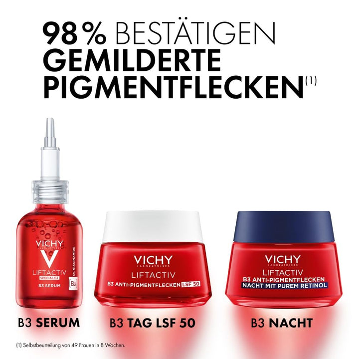 Vichy LiftActiv B3 Dark Spot Corrector und Gesichtsserum mit Niacinamid, Glykolsäure, Peptiden und T