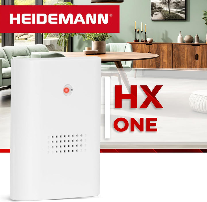 HEIDEMANN Funkklingel Set HX One - Erweiterbare Klingel - Batteriebetrieben - Funk Klingel - inkl. S