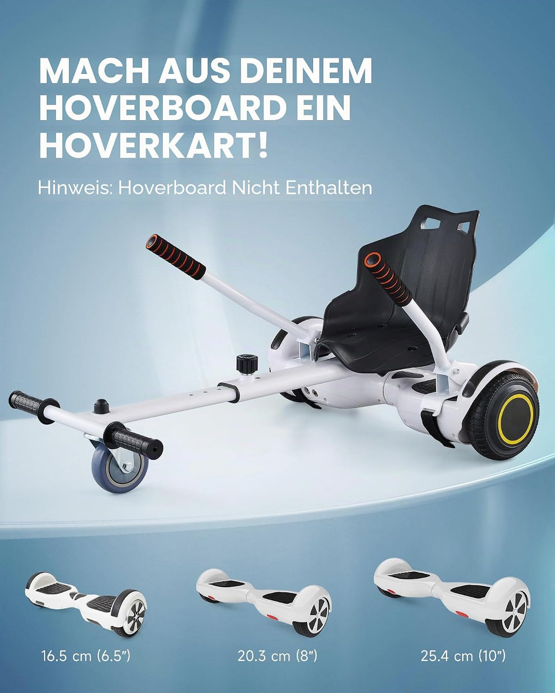 CO-Z Hoverboard Sitz Hoverkart Gokart Sitz für 6,5 Zoll 8,5 und 10 Zoll Hoverboards Sitzscooter Sitz