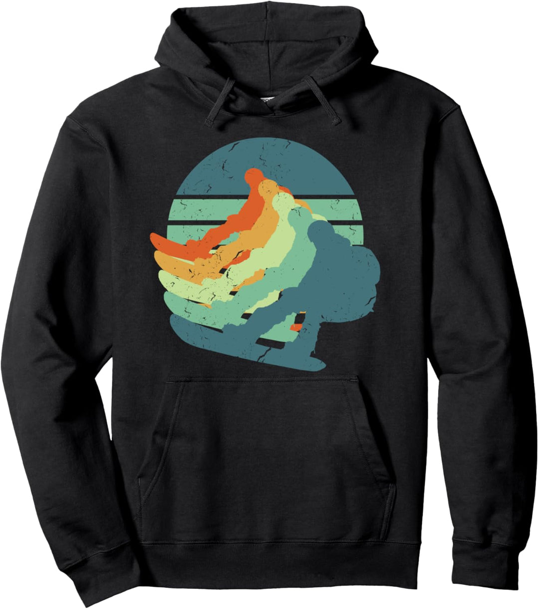 Snowboard Snowboard Herren Damen Kinder Vintage Snowboarder Pullover Hoodie