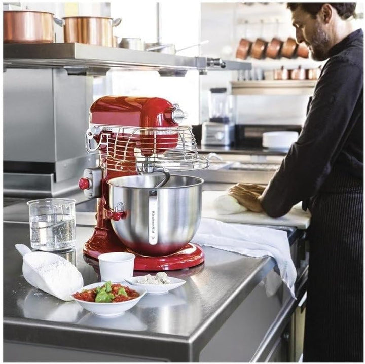 KitchenAid 5KSM7990XBER BER Planetenmischer, Rot, 6.9 L Red, Red