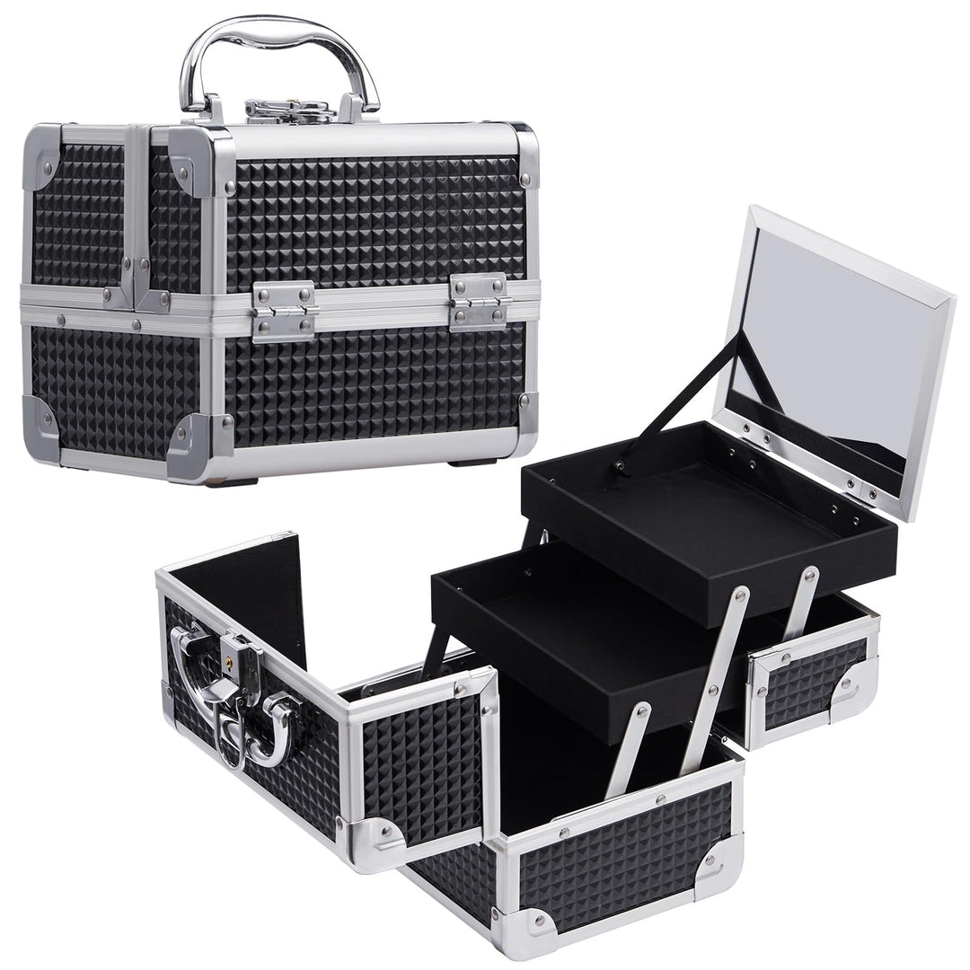 Joligrace Kosmetikkoffer Schminkkoffer Make up Koffer Beauty Case Kosmetik Make up Organizer Koffer