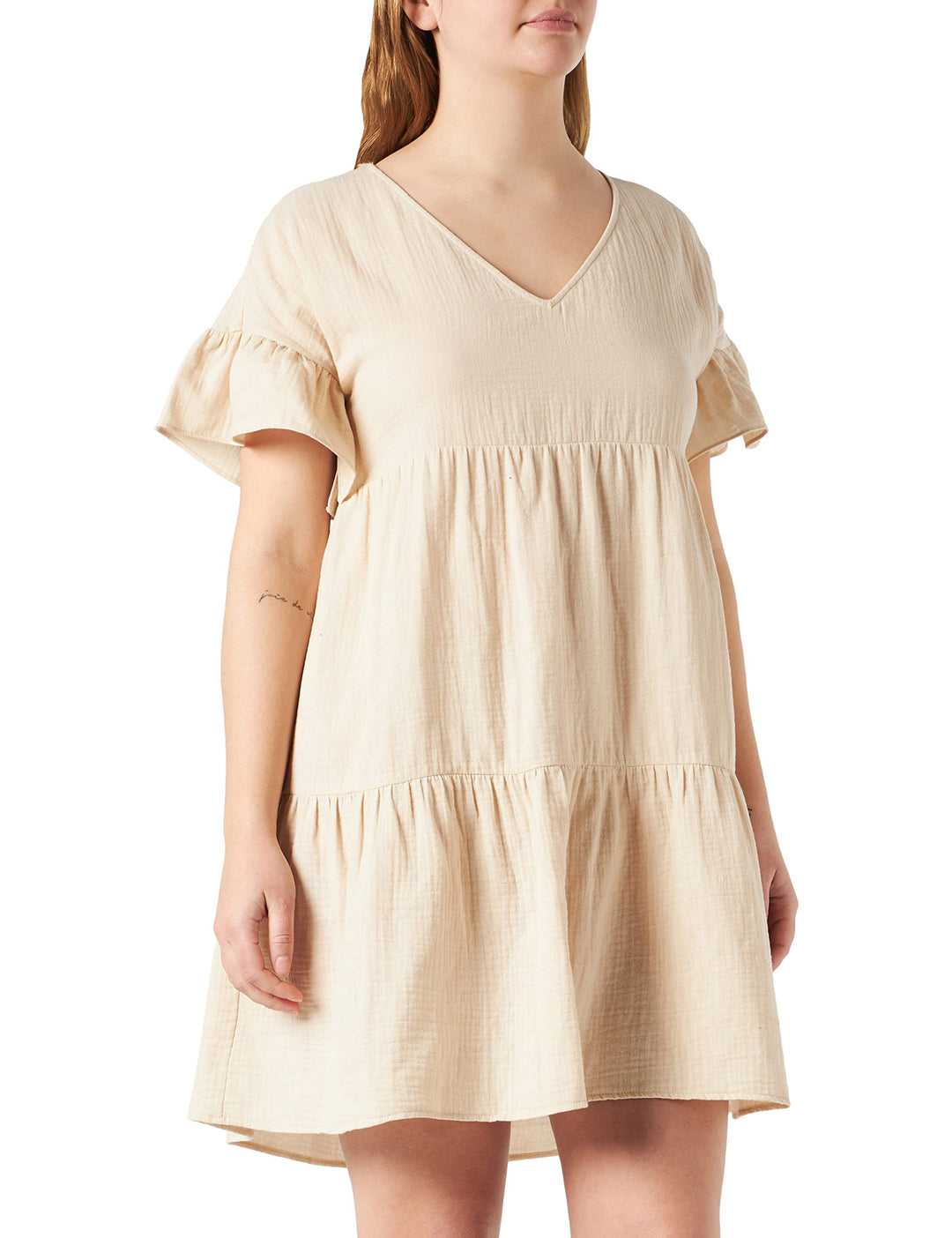 Naf Naf Damen Robe 44 Beige Safari, 44 Beige Safari
